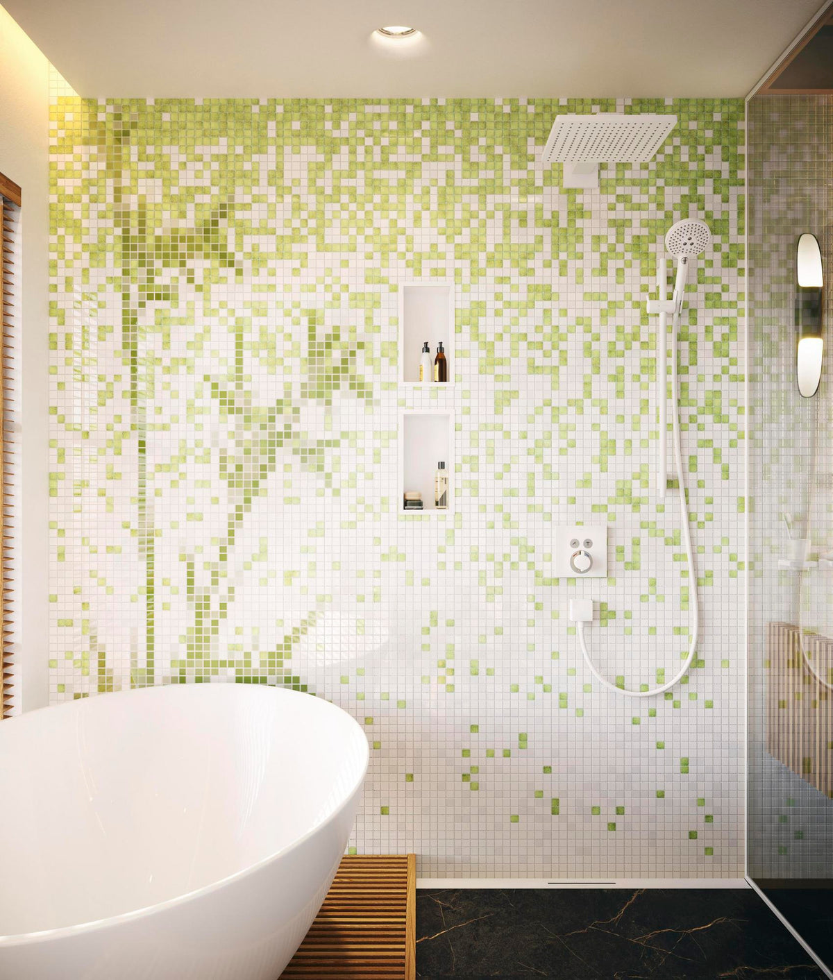 Hansgrohe FixFit Square Schlauchanschluss mit Rückflussverhinderer, chrom