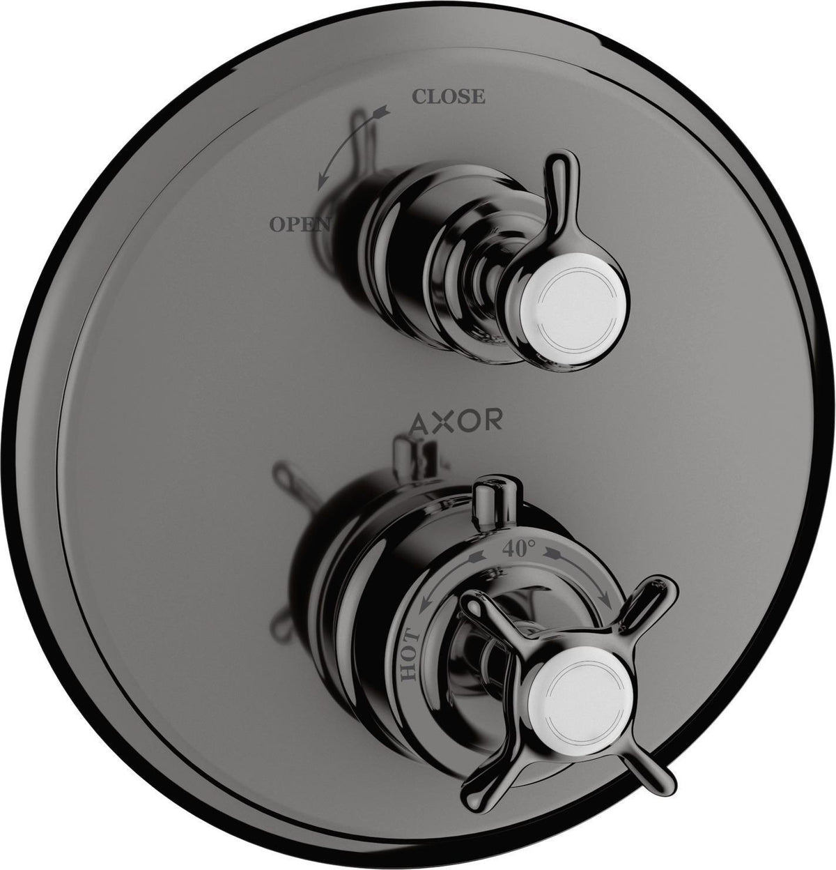 AXOR MONTREUX Unterputz-Thermostat mit Abstellventil, Chrom – 1 Verbraucher