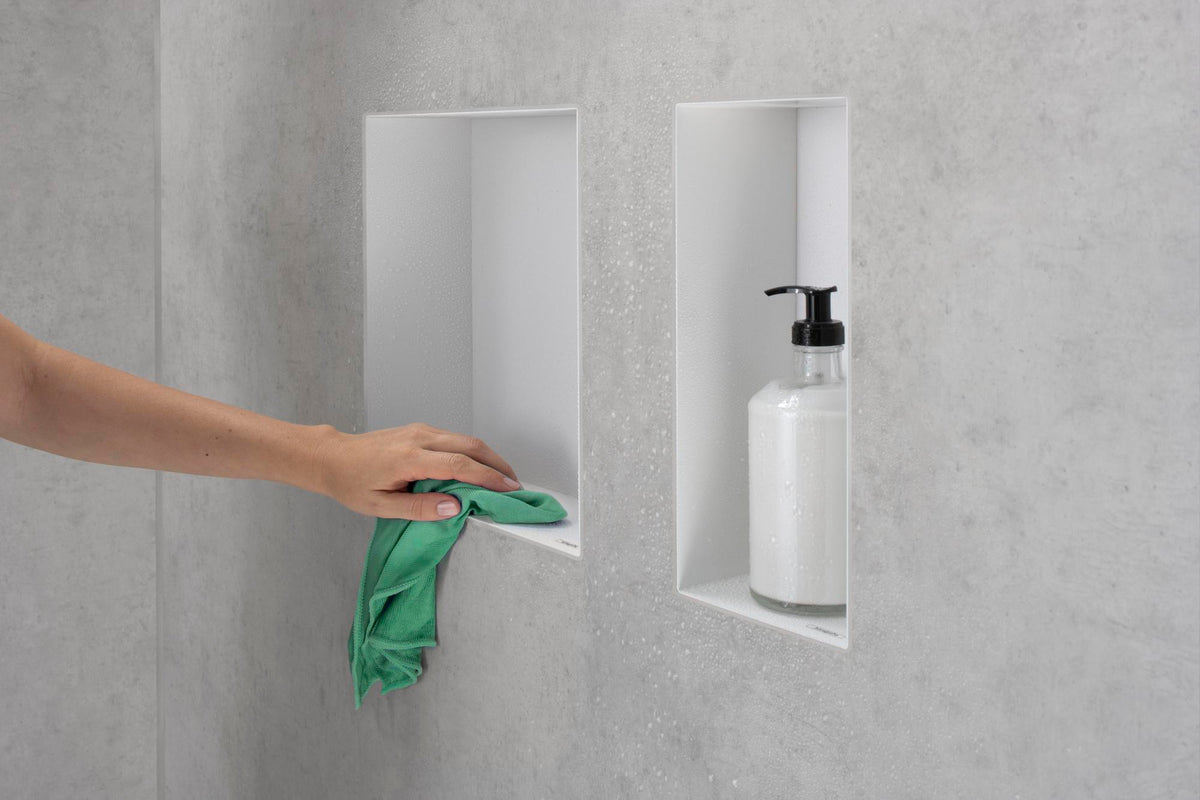 HANSGROHE XtraStoris Minimalistic Wandnische rahmenlos mattschwarz 300x150x100 mm
