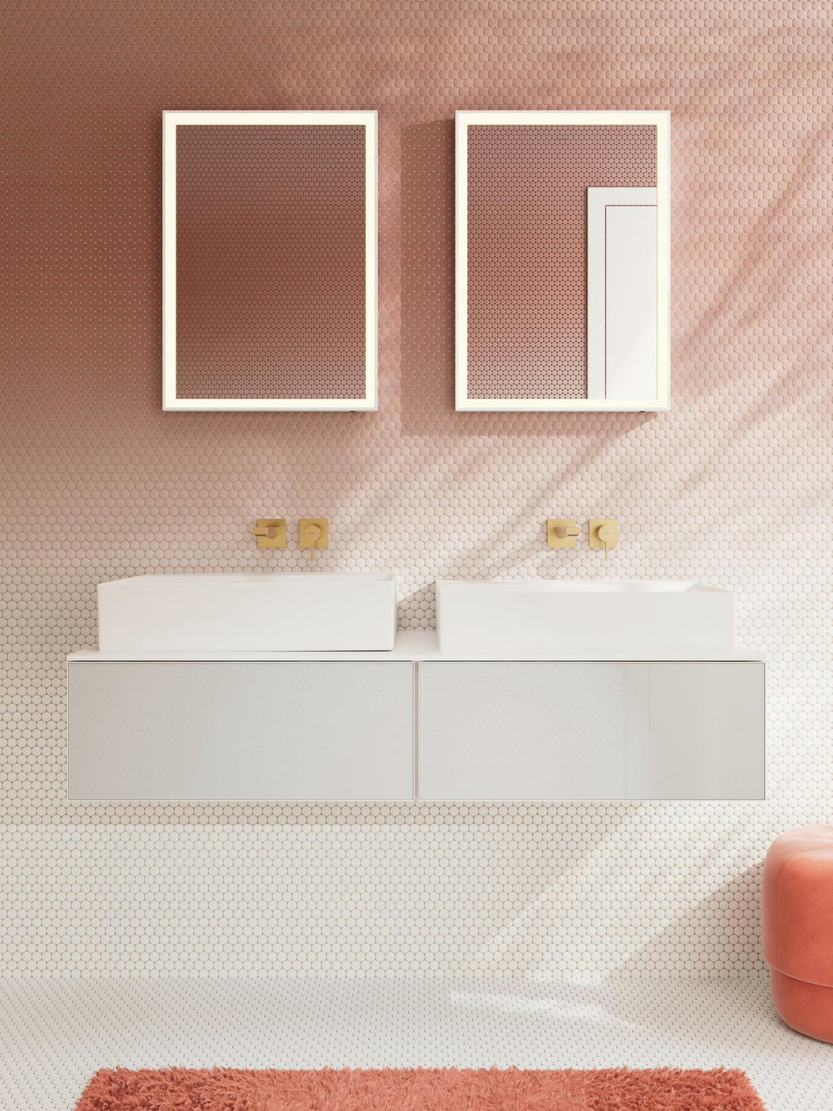 HANSGROHE Tecturis E Einhebel-Waschtischmischer Unterputz EcoSmart+ 225mm chrom