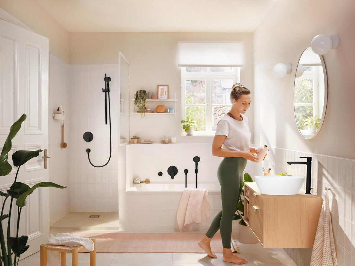 HANSGROHE Rebris S 240 Einhebel-Waschtischmischer CoolStart mit Zugstangen-Ablaufgarnitur chrom