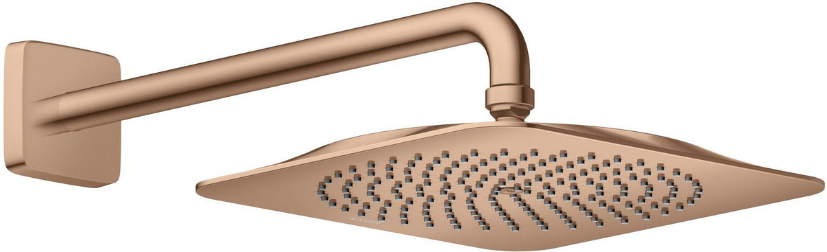 AXOR Citterio C Kopfbrause 270x270 mm mit Brausearm – PowderRain Strahlart, Chrom