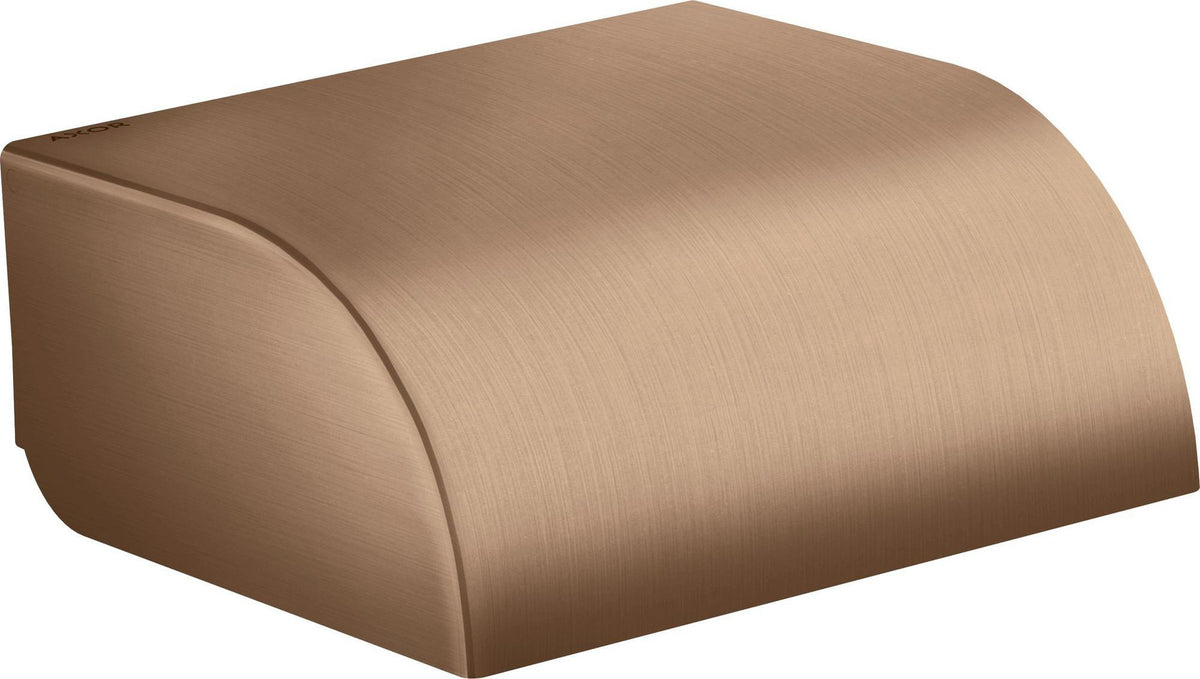 AXOR Universal Circular WC-Papierhalter mit Deckel, mattweiß, Wandmontage