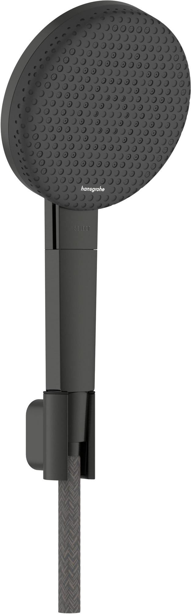 HANSGROHE Raindance Alive Select S Brausehalterset 125 mm 3jet EcoSmart mit Textilschlauch 1600 mm