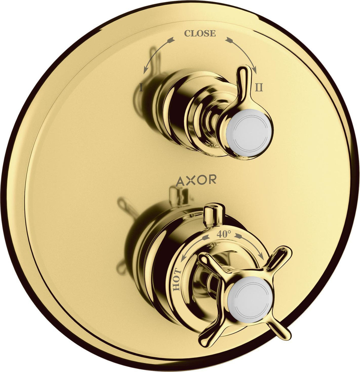 AXOR MONTREUX Unterputz-Thermostat mit Abstellventil, Chrom – 1 Verbraucher
