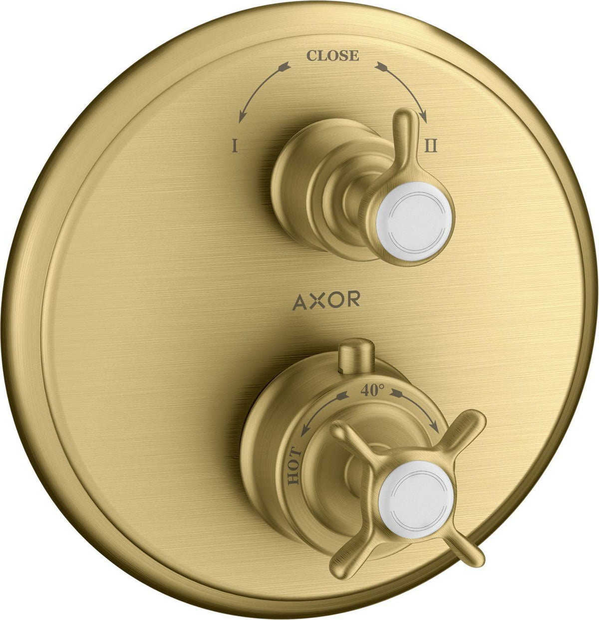 AXOR MONTREUX Unterputz-Thermostat mit Abstellventil, Chrom – 1 Verbraucher