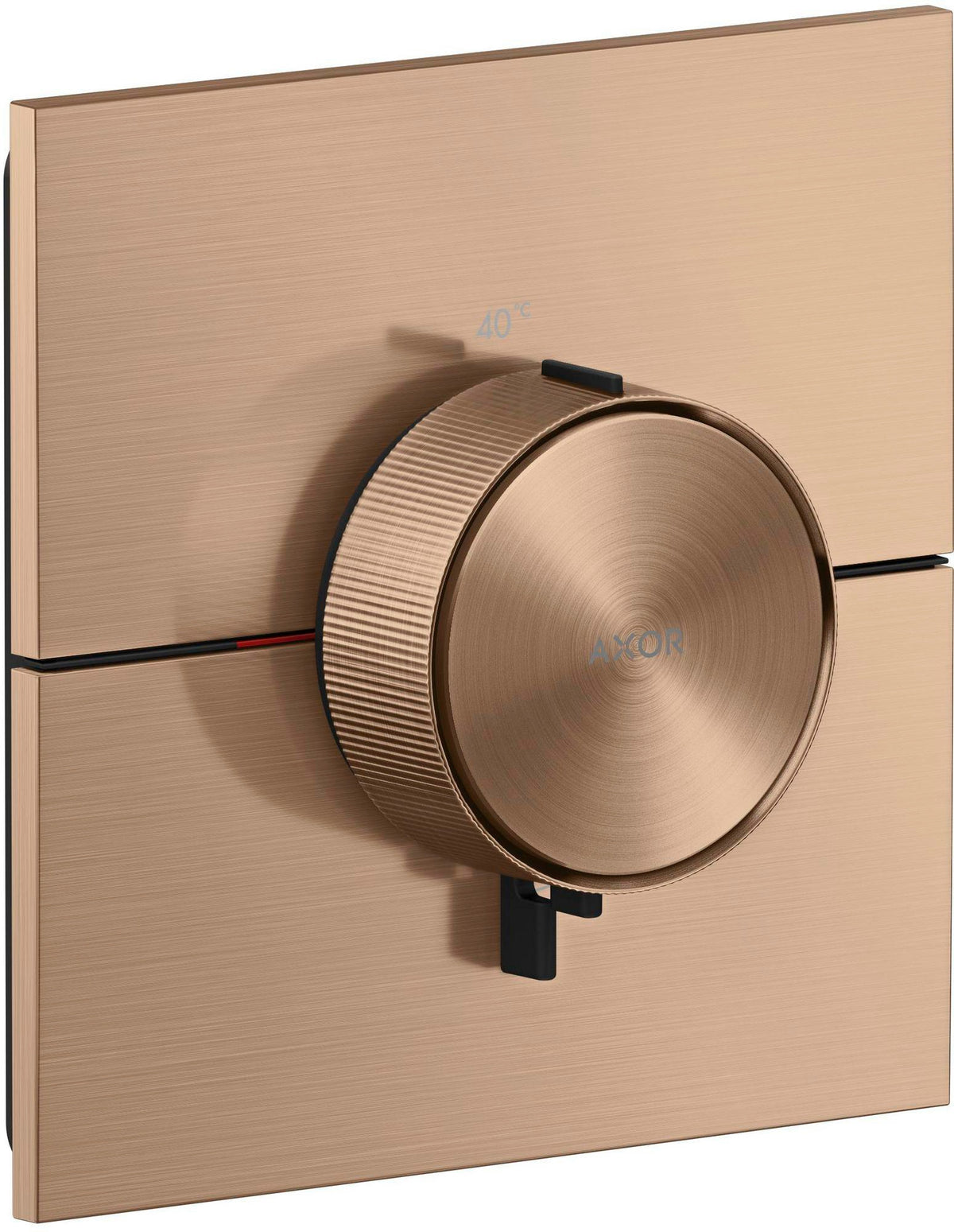 AXOR ShowerSelect ID HighFlow Thermostat Unterputz eckig chrom – präzise Temperatur- und Volumensteuerung
