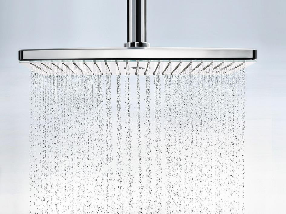Hansgrohe Rainmaker Select 460 Kopfbrause 2jet DN 15 mit Deckenanschluss 100 mm weiß/chrom