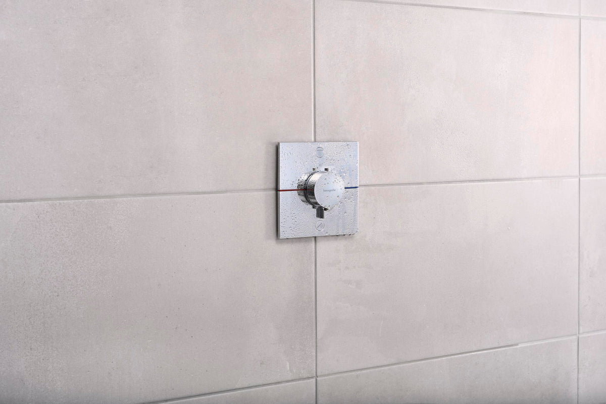 HANSGROHE ShowerSelect Comfort E Thermostat Fertigmontageset UP Chrom für 2 Verbraucher