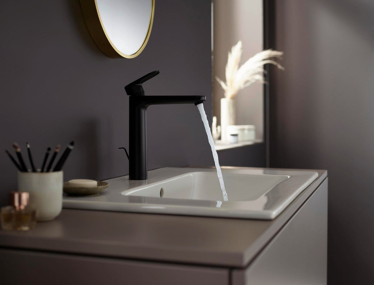 Hansgrohe VERNIS Blend 190 Einhebel-Waschtischmischer mit Zugstangen-Ablaufgarnitur, chrom