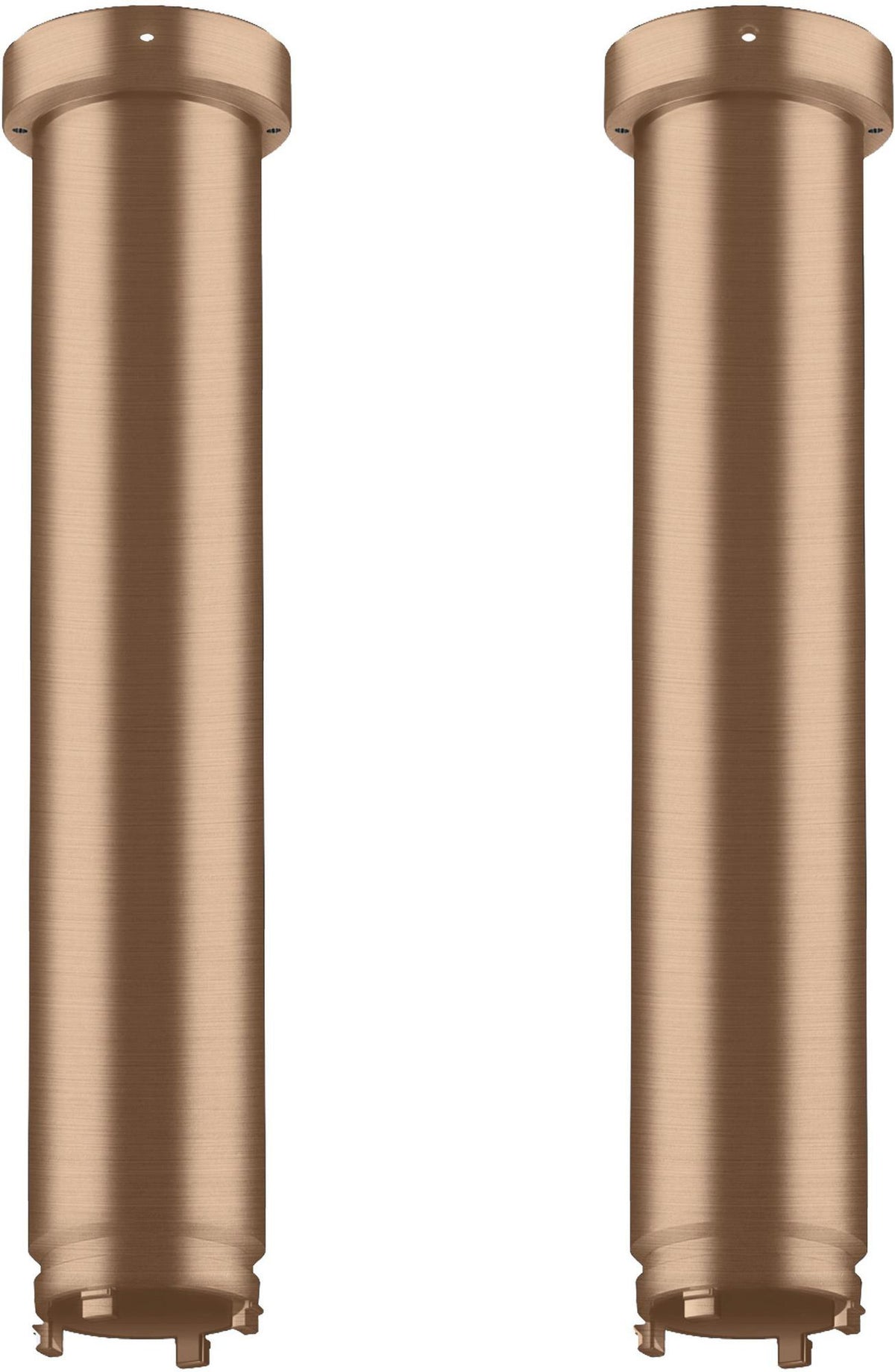 AXOR ShowerSolutions Verlängerungsset 230 mm für Deckenbefestigung ShowerHeaven – 2 Stück, Chrom
