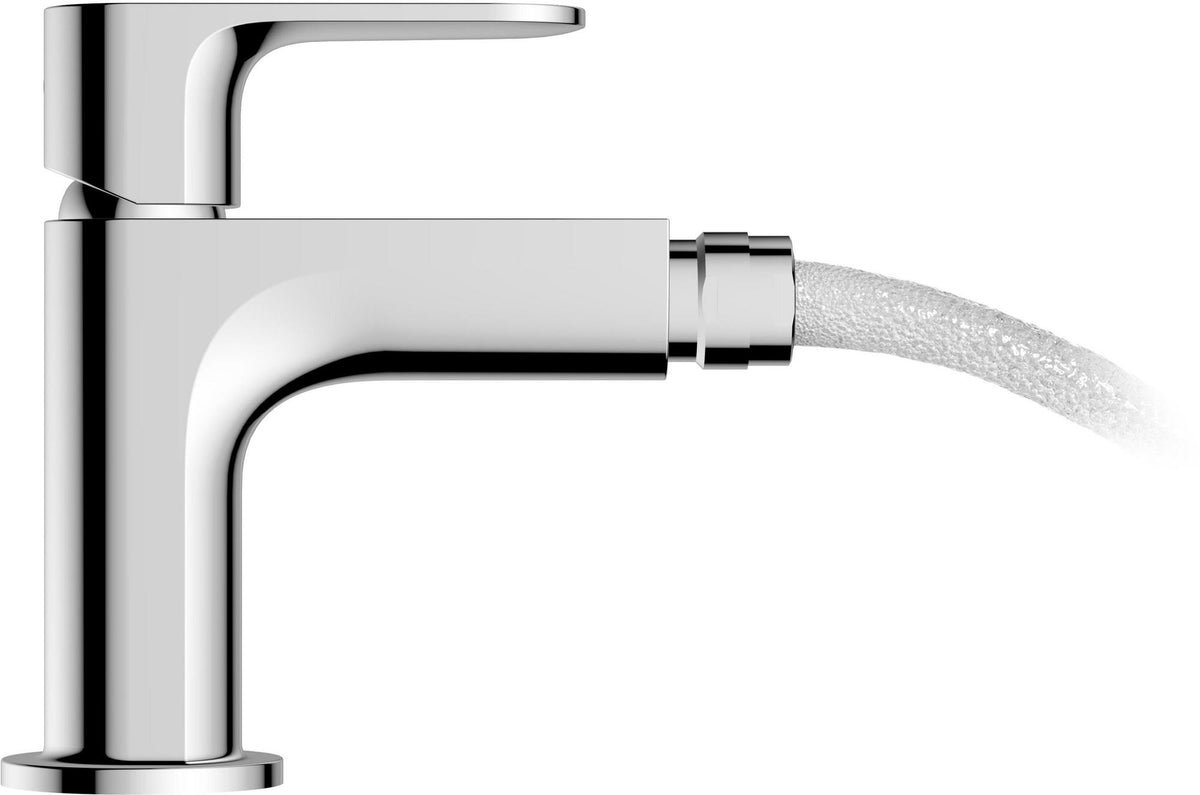 Hansgrohe Rebris S Einhebel-Bidetmischer mit Zugstangen-Ablaufgarnitur, Chrom – 5 l/min