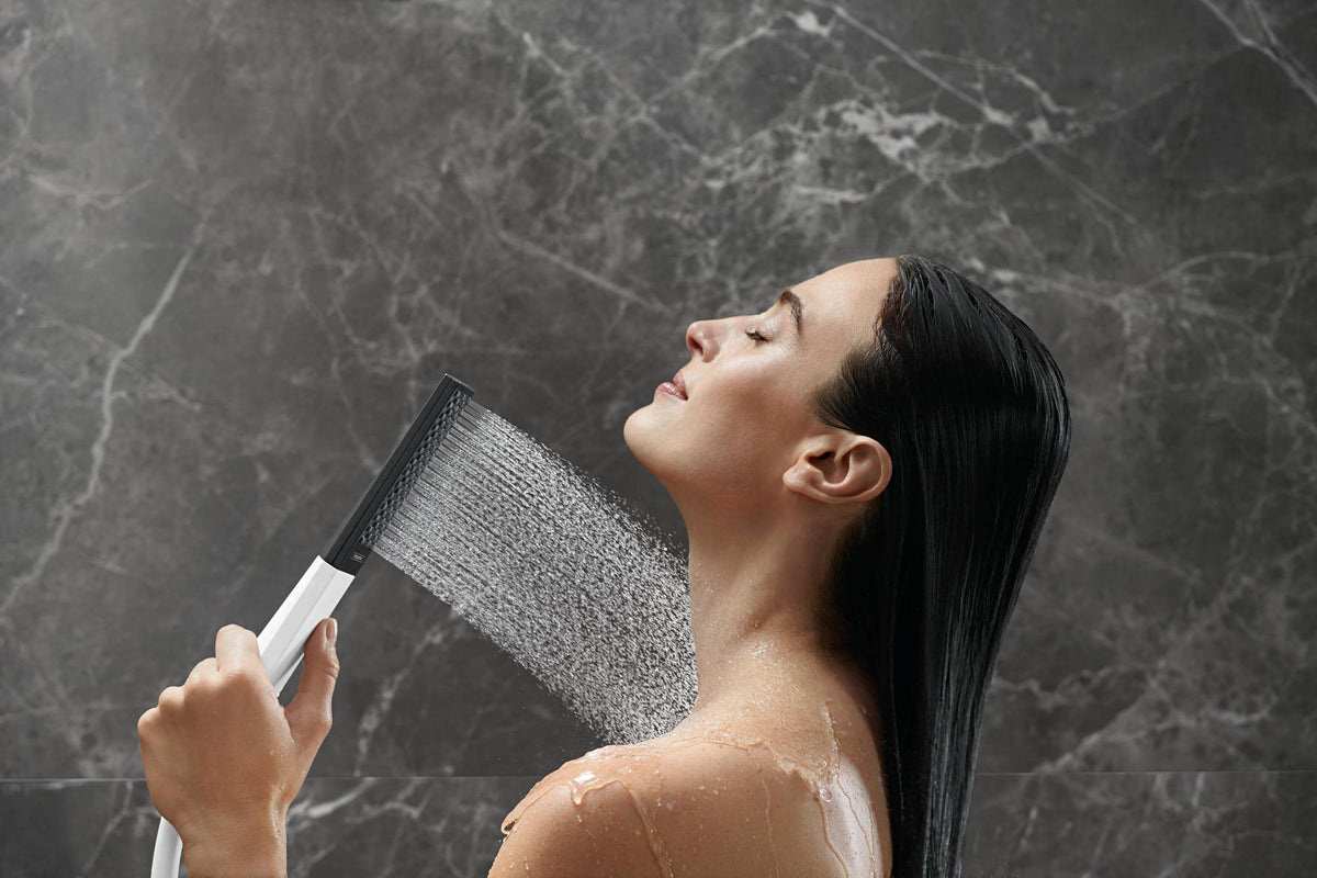 Hansgrohe Rainfinity Handbrause 1jet chrom – PowderRain Strahl, 100 mm, QuickClean