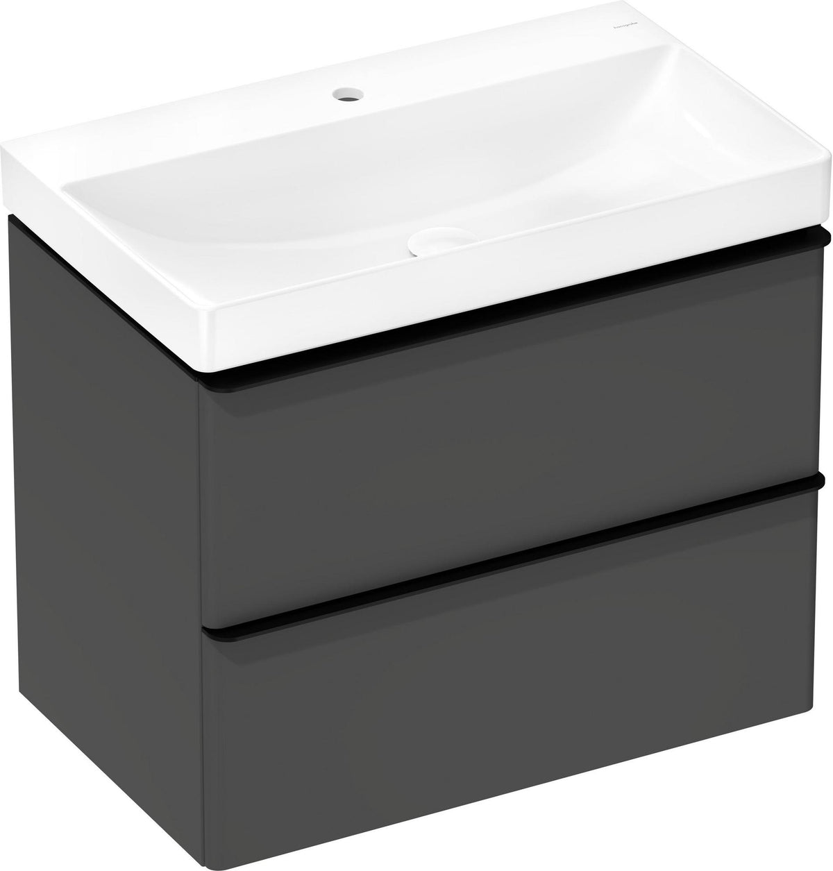HANSGROHE Xelu Q Waschtischunterschrank 780 mm weiß hochglanz mit 2 Schubkästen