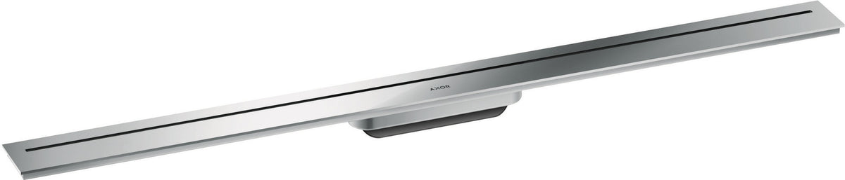 AXOR Drain Duschrinne Fertigset 1000 mm chrom – Designabdeckung, Dryphon, höhenverstellbar