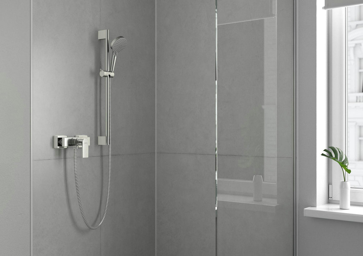Hansgrohe VERNIS Blend Brauseset Vario/Unica 650 mm Chrom – Handbrause mit 2 Strahlarten