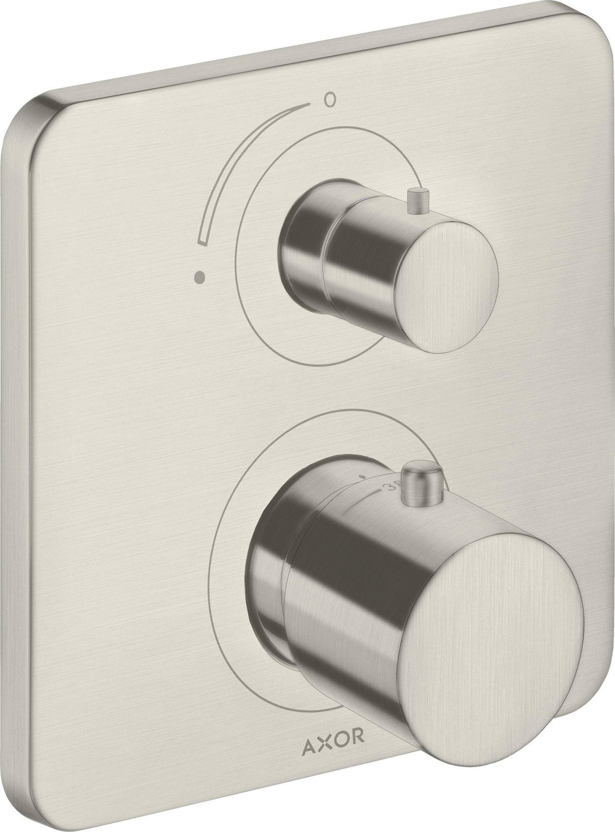AXOR Citterio M Unterputz-Thermostat mit Abstellventil, chrom – 1 Verbraucher