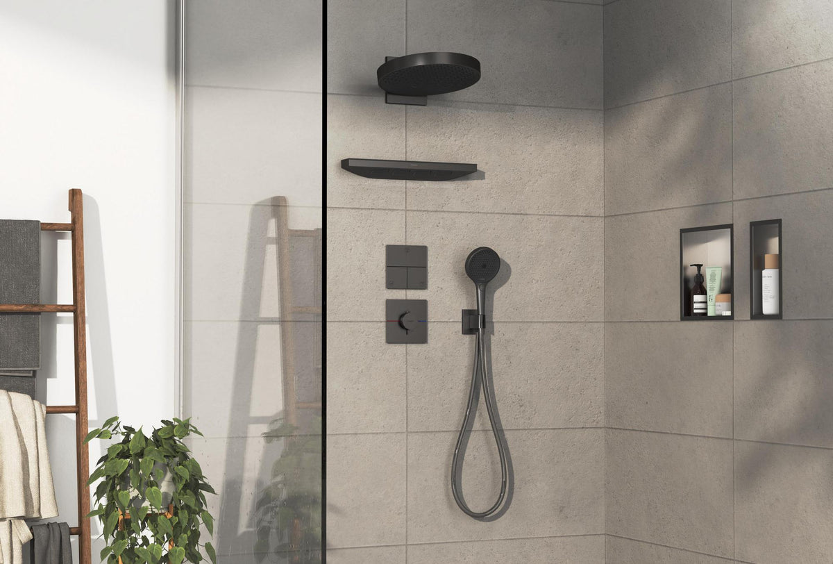 HANSGROHE ShowerSelect Comfort E Absperrventil UP Chrom für 3 Verbraucher