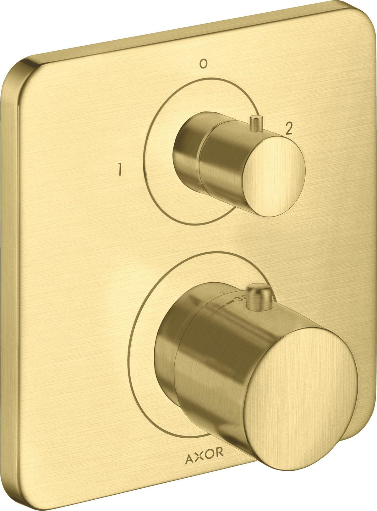 AXOR Citterio M Unterputz-Thermostat mit Abstellventil, chrom – 1 Verbraucher