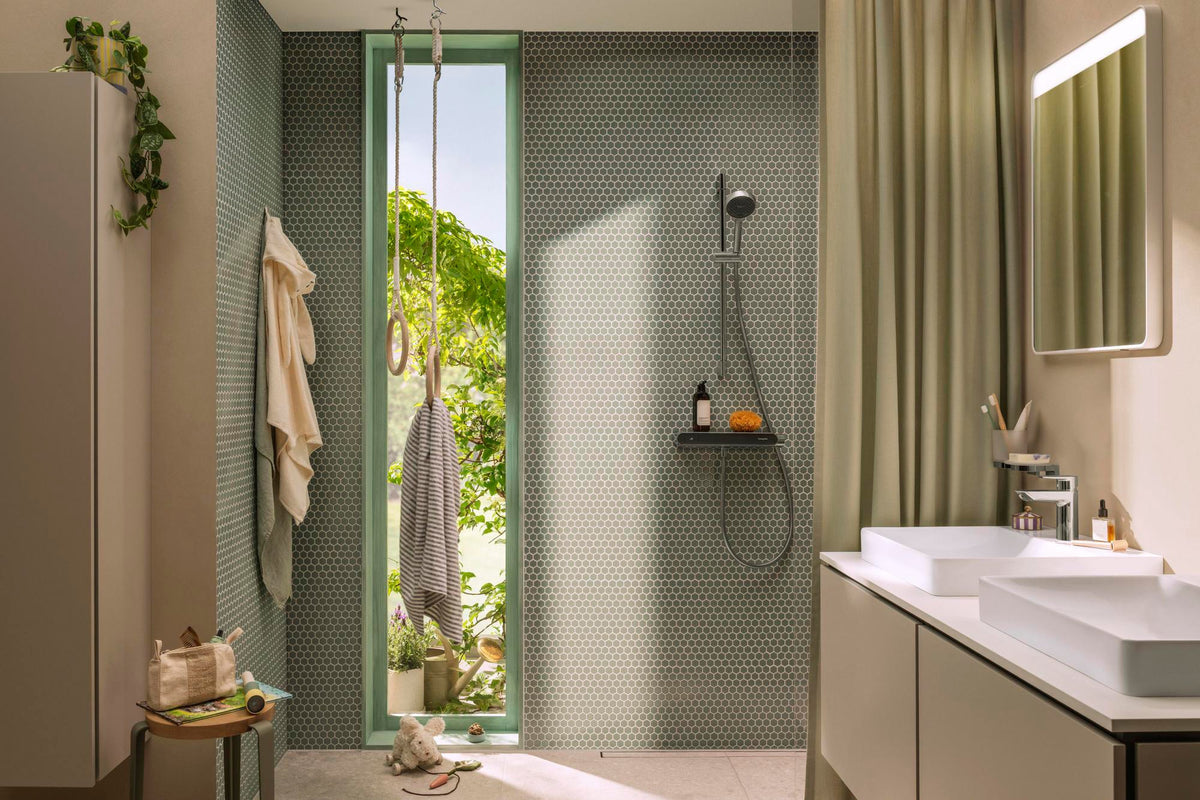 HANSGROHE Activera Select S 95 2jet EcoSmart+ Brauseset mit Brausestange Typ 65 chrom
