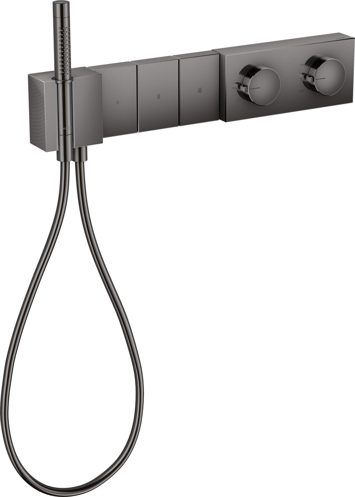 AXOR Edge Thermostatmodul Unterputz Select 3 Verbraucher Diamantschliff Chrom – Fertigmontageset