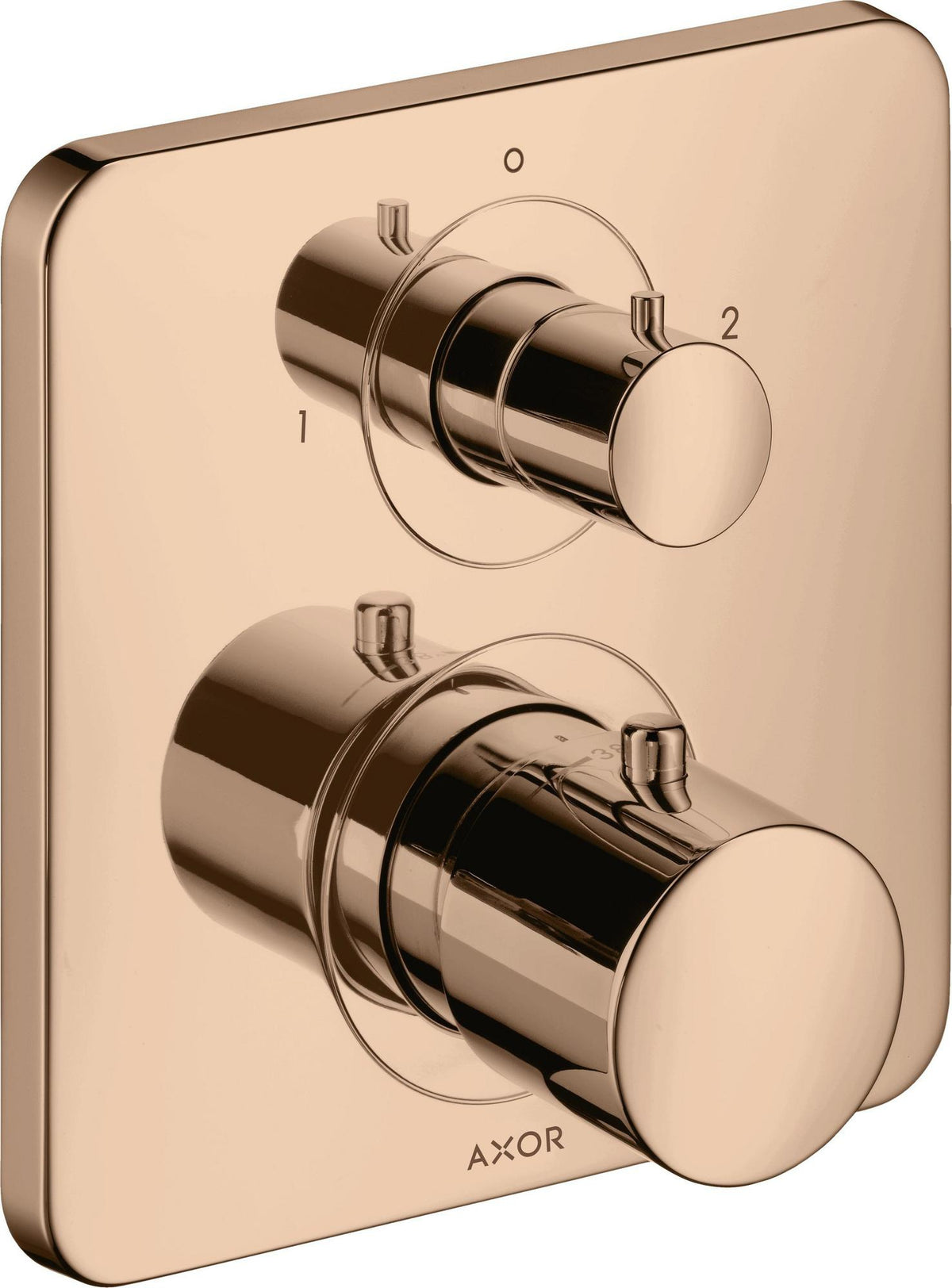 AXOR Citterio M Unterputz-Thermostat mit Abstellventil, chrom – 1 Verbraucher