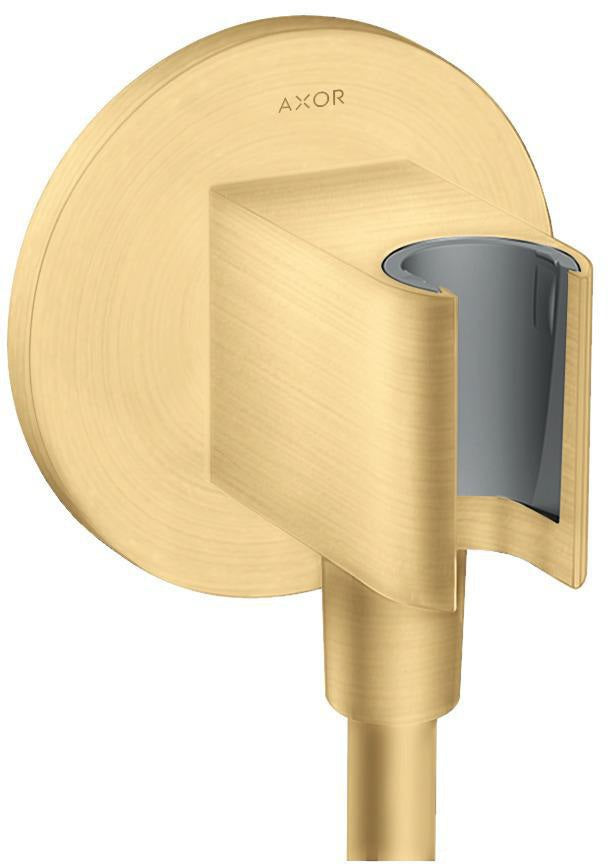 AXOR Schlauchanschluss Fixfit rund mit Rückflussverhinderer brushed gold optic