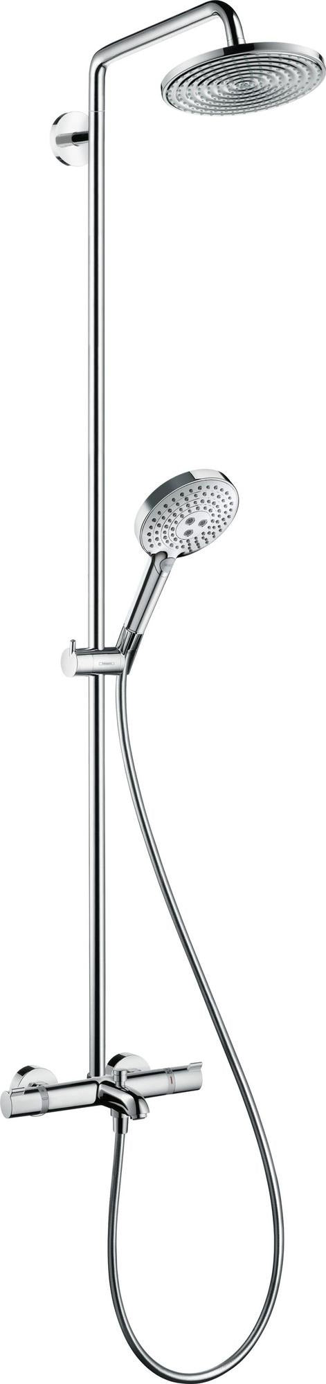HANSGROHE Showerpipe Raindance Select S 240 mit Wannenthermostat Ecostat Comfort, Chrom