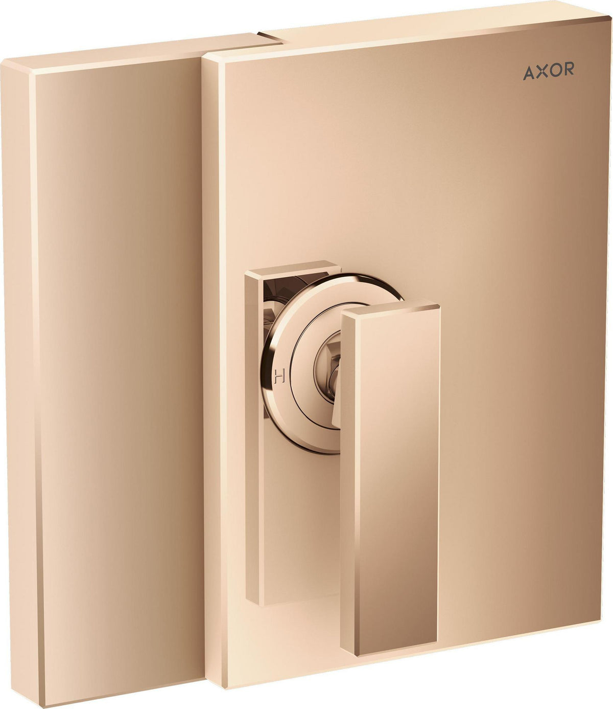 AXOR Edge Fertigmontageset Unterputz Brausenmischer Chrom – Thermostatisch, 1 Verbraucher