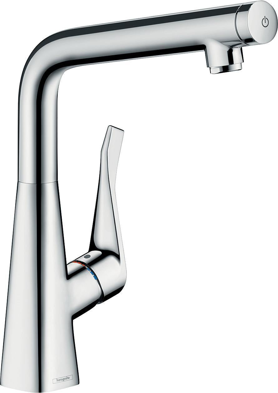 HANSGROHE Metris Select M71 Küchenmischer 320 mm mit Select-Knopf und ComfortZone
