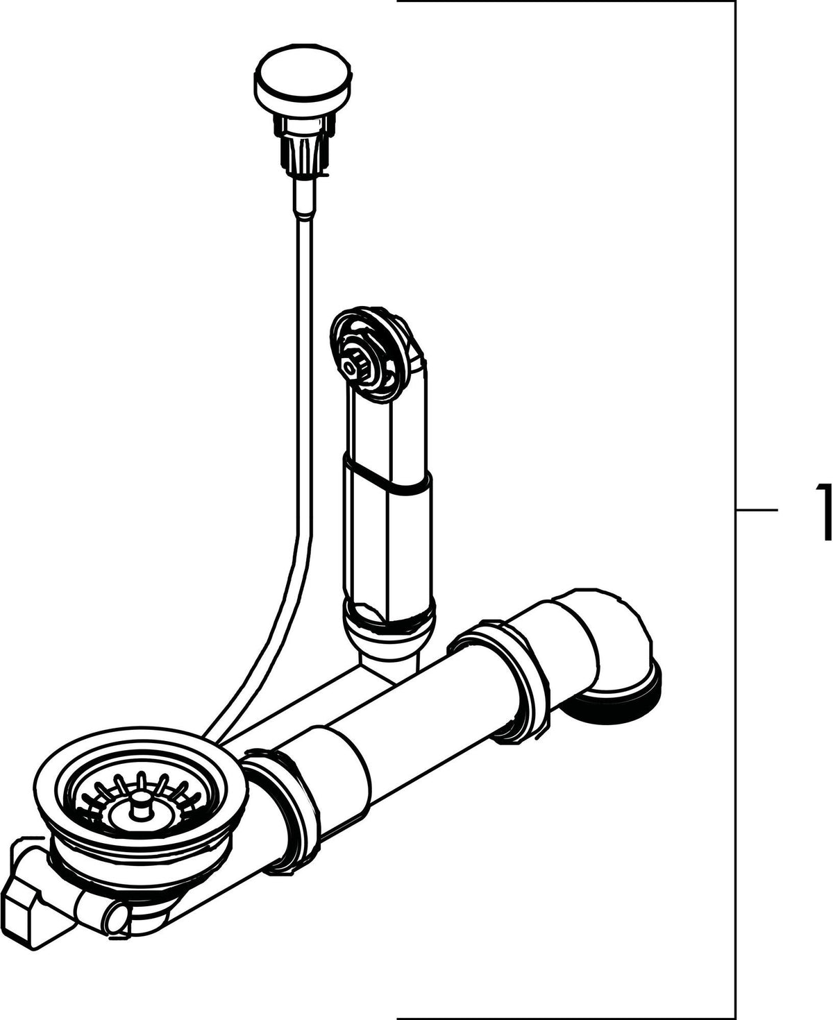 HANSGROHE Spüle S520-F510 graphitschwarz – Einbauspüle aus SilicaTec mit Ablaufgarnitur