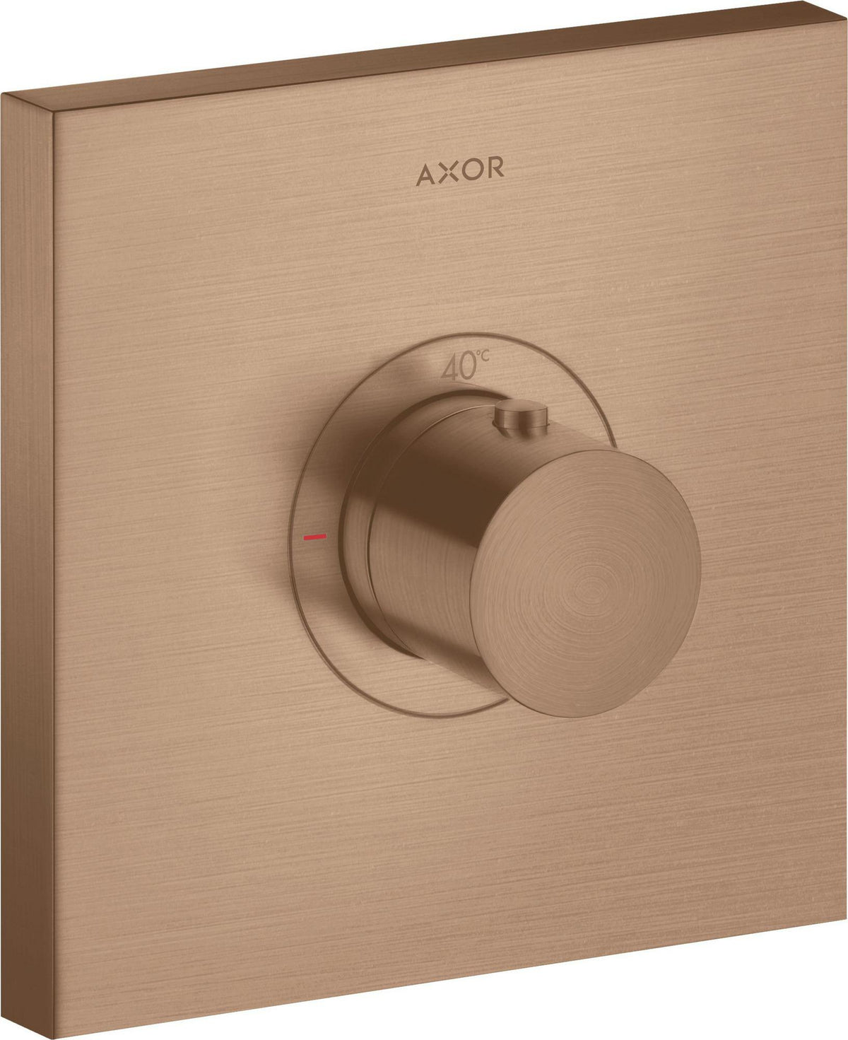 AXOR ShowerSelect Square Highflow UP Thermostatbatterie Chrom – Eckige Unterputz-Armatur mit 59 l/min