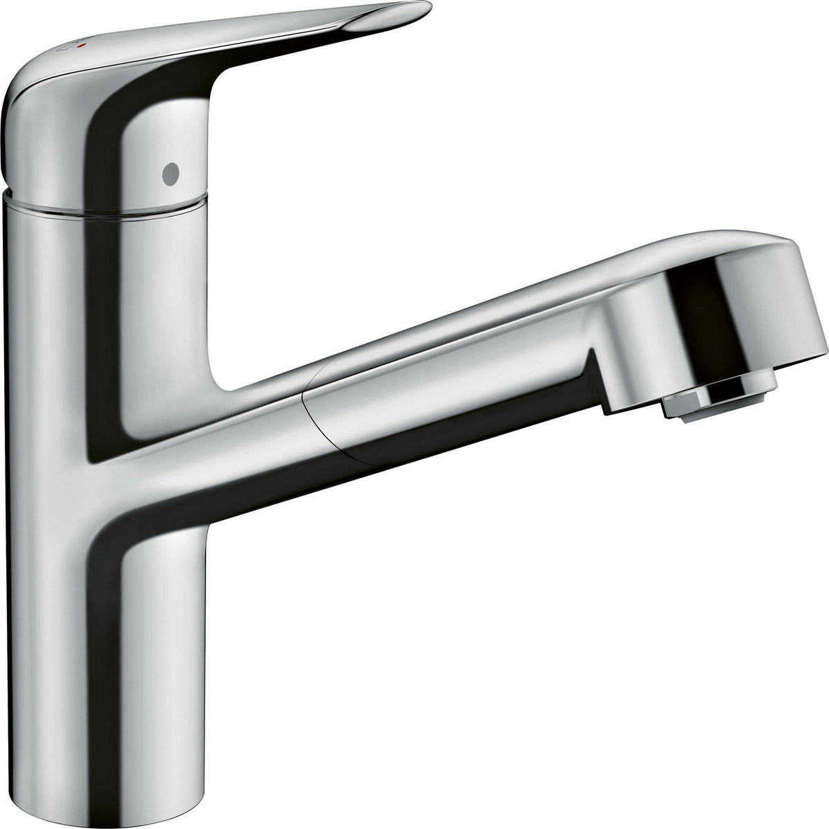 HANSGROHE Focus M42 Spültischmischer 150 Ausziehauslauf chrom – ComfortZone, MagFit, Quick-Connect