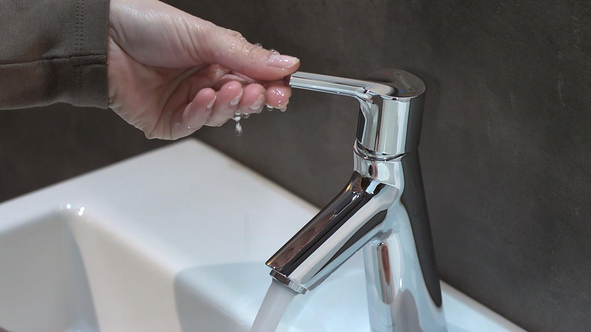 HANSGROHE Talis S Einhebel-Waschtischmischer 80 mit Ablaufgarnitur, chrom