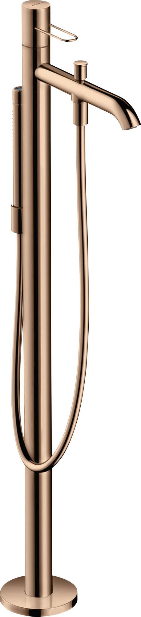AXOR UNO Einhebel-Wannenmischer bodenstehend mit Bügelgriff von HANSGROHE – Chrom