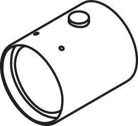 AXOR Massaud Absperrventil Chrom – Hansgrohe Ersatzteil für Brausestange 22 mm