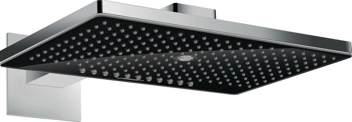 HANSGROHE Kopfbrause RAINMAKER SELECT 460 3jet 460x300mm schwarz/chrom – 3 Strahlarten, Antikalk, Wandmontage