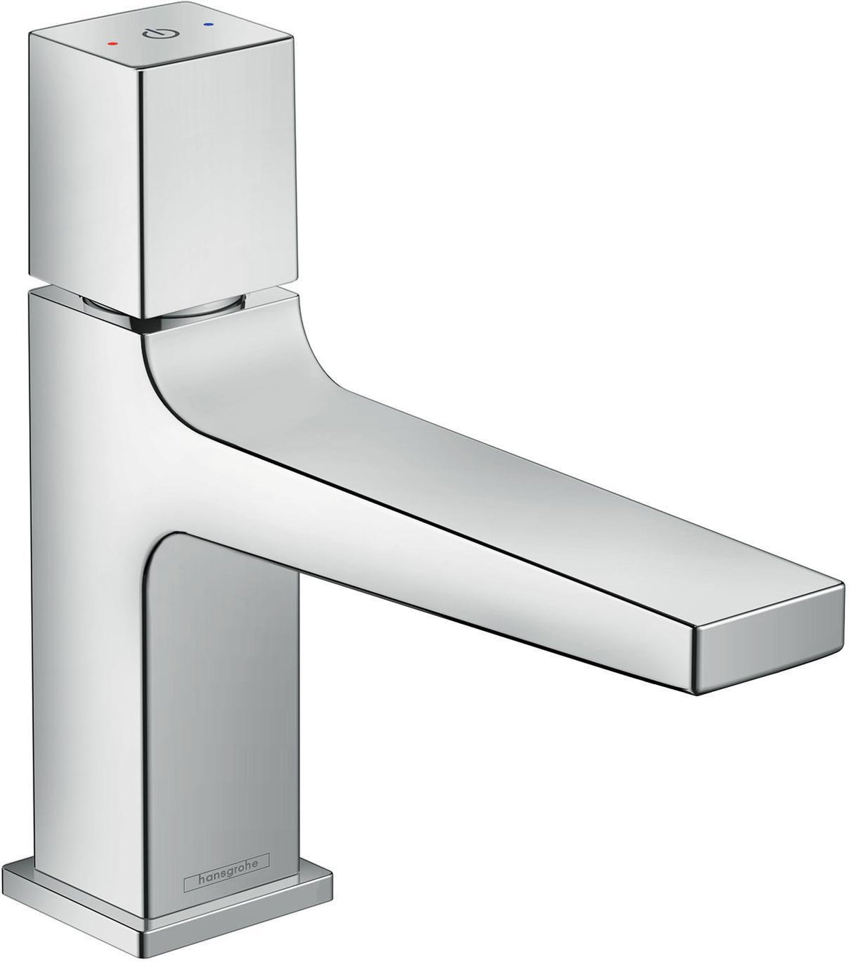 HANSGROHE Metropol 100 Waschtisch-Einhandhebelmischer mit Select-Technologie und Push-Open-Ablaufgarnitur, chrom