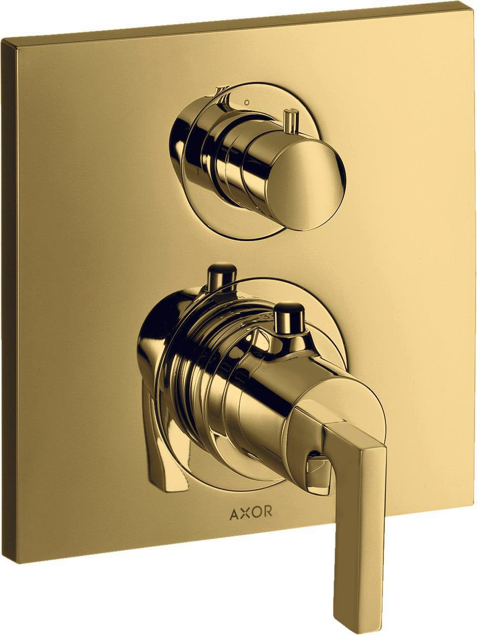 AXOR Citterio Thermostatbatterie mit Ab-/Umstellventil, Hebelgriff, chrom