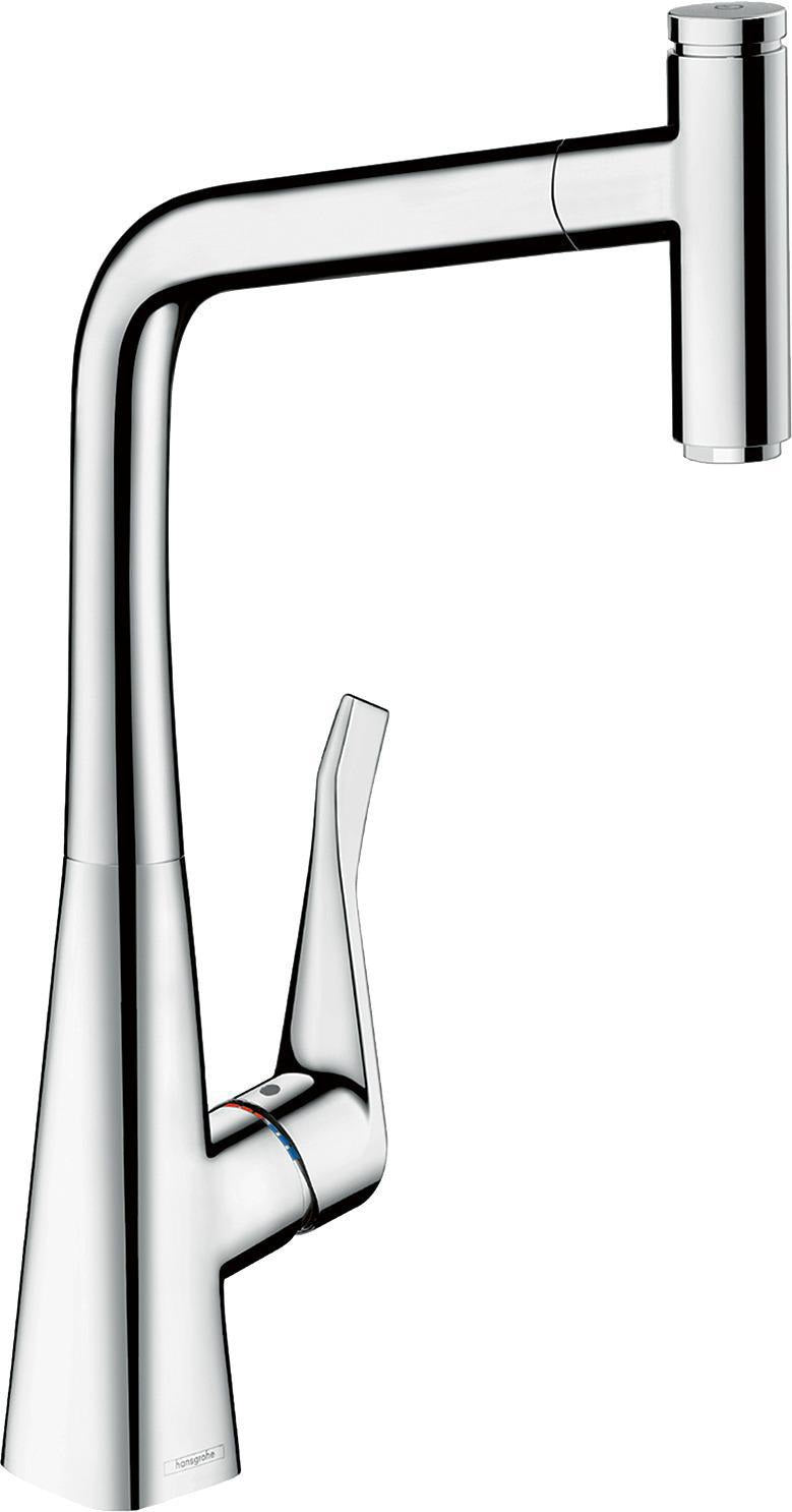 HANSGROHE Einhebel-Küchenmischer Metris Select M71 ComfortZone 320 Eco mit sBox und Select-Knopf