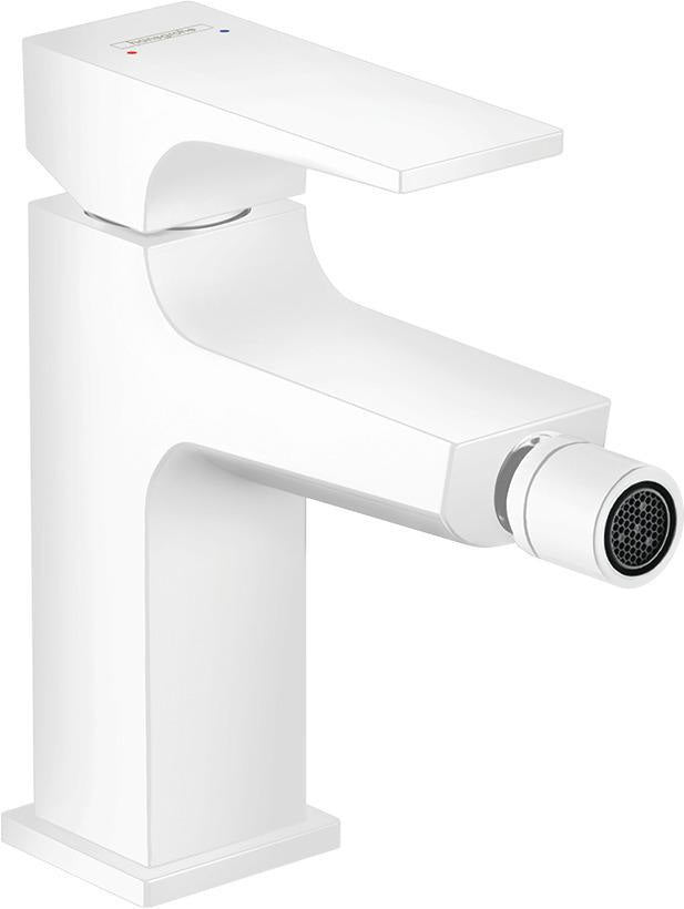 HANSGROHE Metropol Einhebel-Bidetmischer DN15 mit Push-Open Ablaufgarnitur, chrom