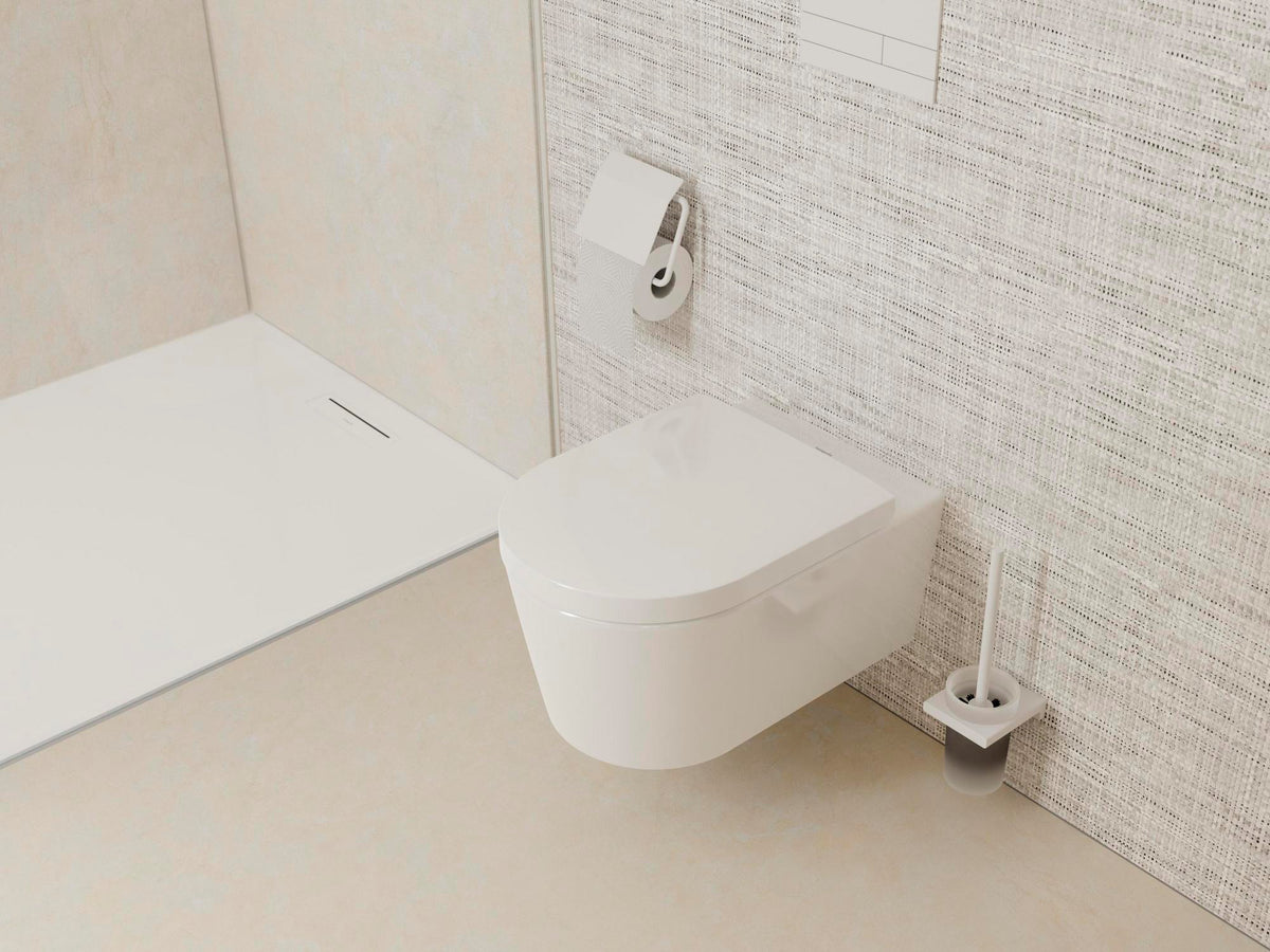 HANSGROHE AddStoris Papierrollenhalter mit Deckel, Chrom, Wandmontage