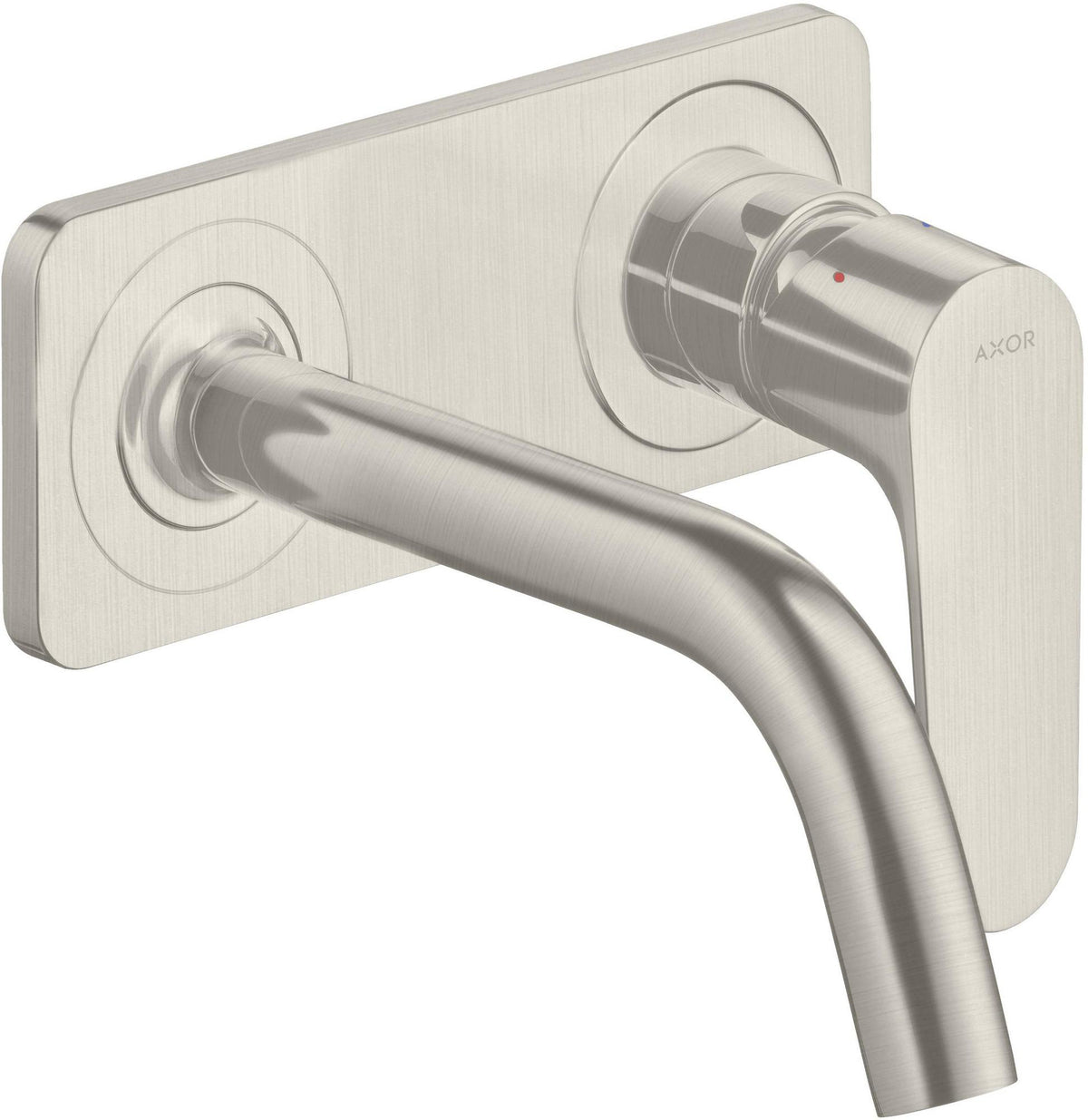 AXOR Citterio M Einhebel-Waschtischmischer Unterputz mit Platte, Chrom, 167 mm Auslauf