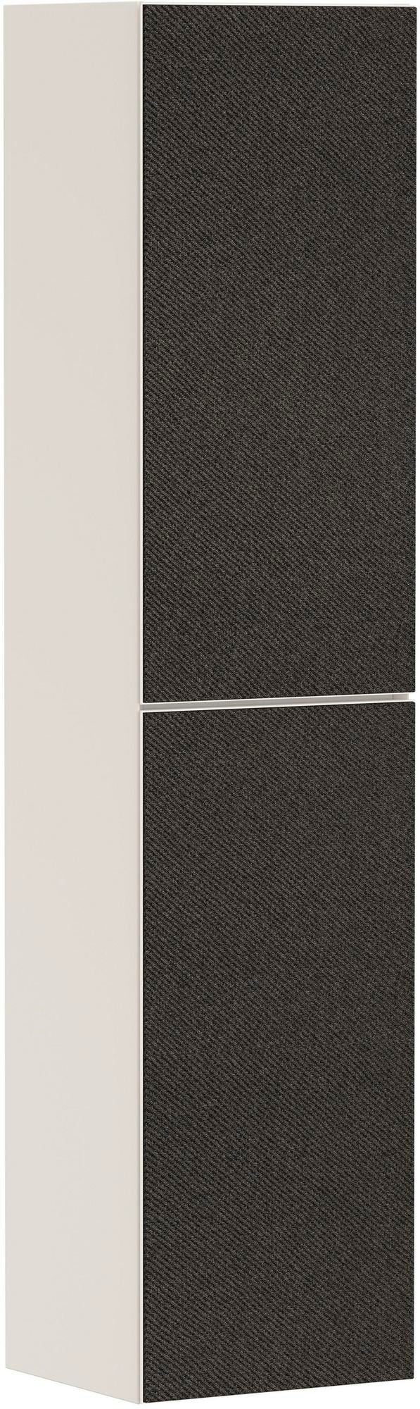 HANSGROHE Hochschrank Xevolos E 1160 mm mit PushOpen, Eiche dunkel/Weiß, grifflos