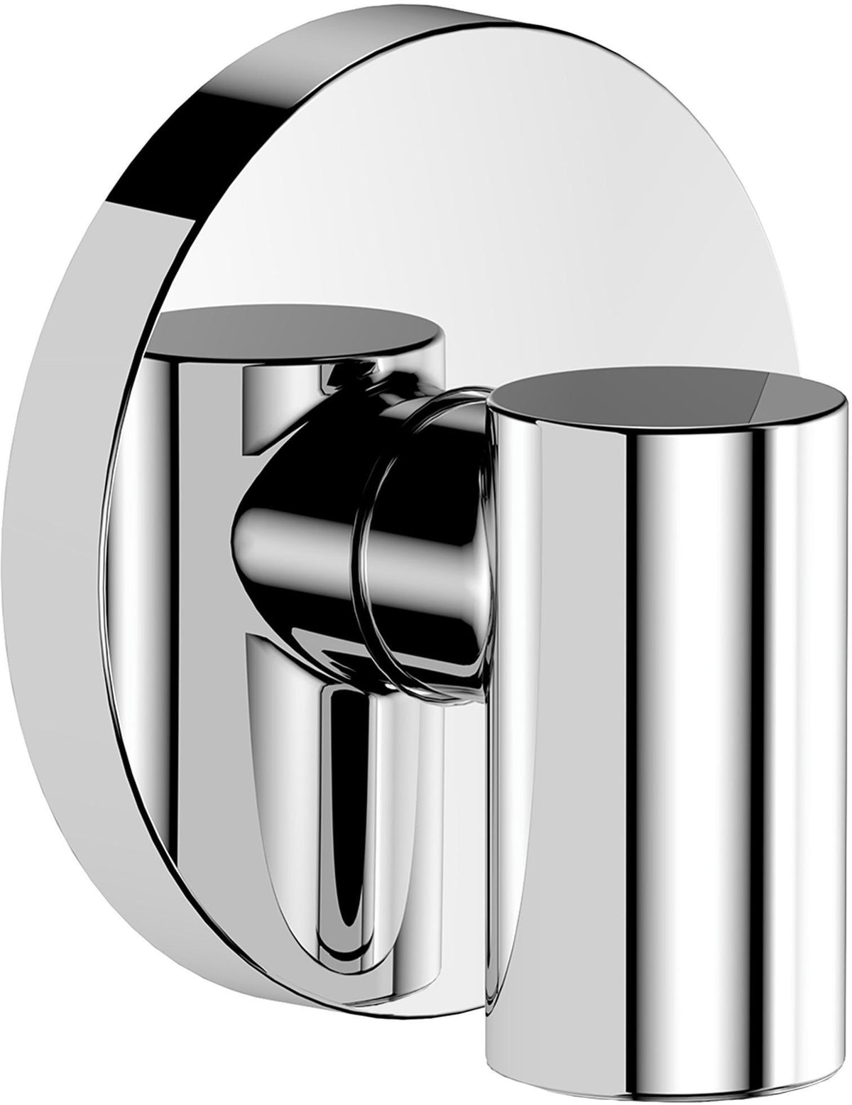 Hansgrohe FixFit Fine S Wandanschluss mit Rückflussverhinderer, 1/2 Zoll, schwarz