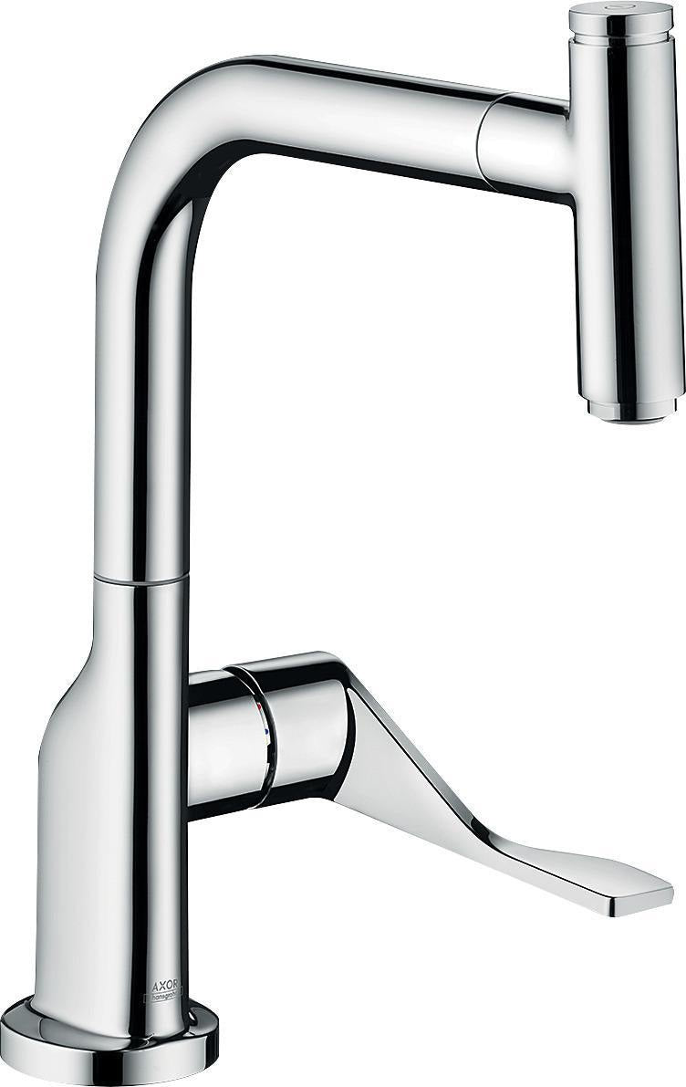 AXOR CITTERIO Select Küchenmischer mit Ausziehbrause, Eco mattschwarz – ComfortZone 230