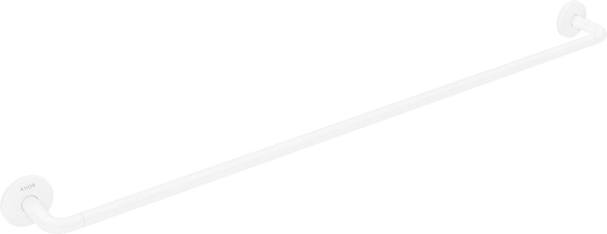 AXOR Universal Circular Badetuchhalter 800 mm mattweiß – Wandmontage, verdeckte Befestigung, 1 Stange