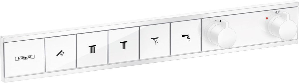 HANSGROHE RainSelect Thermostat Unterputz Fertigset für 5 Verbraucher, verchromt