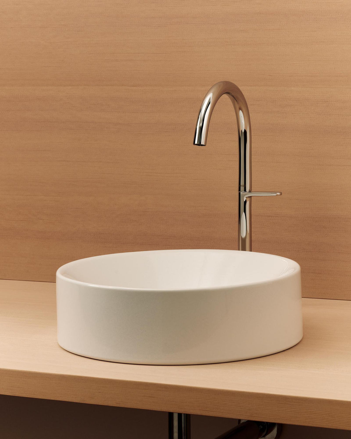 AXOR ONE Select 260 Waschtischmischer mit Push-Open Ablaufgarnitur, chrom