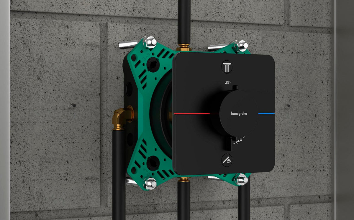 HANSGROHE ShowerSelect Comfort Q Thermostat UP Chrom – 2 Verbraucher, Select-Tasten, Mengensteuerung